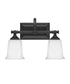 Nicholas Medium 2-light Bath Light Earth Black