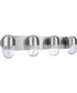 Pill 4-Light Bath Vanity Light Brushed Polished Nickel