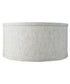 12"W x 6"H Textured Oatmeal  Shallow Drum Lampshade