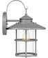 Lombard Large 1-light Outdoor Wall Light Antique Brushed Aluminum