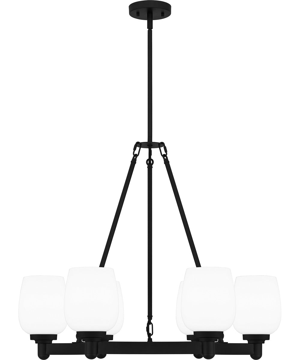 Penning 6-light Chandelier Matte Black