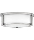 Lowell 2-Light Medium Flush Mount in Antique Nickel