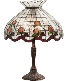 26" High Roseborder Table Lamp