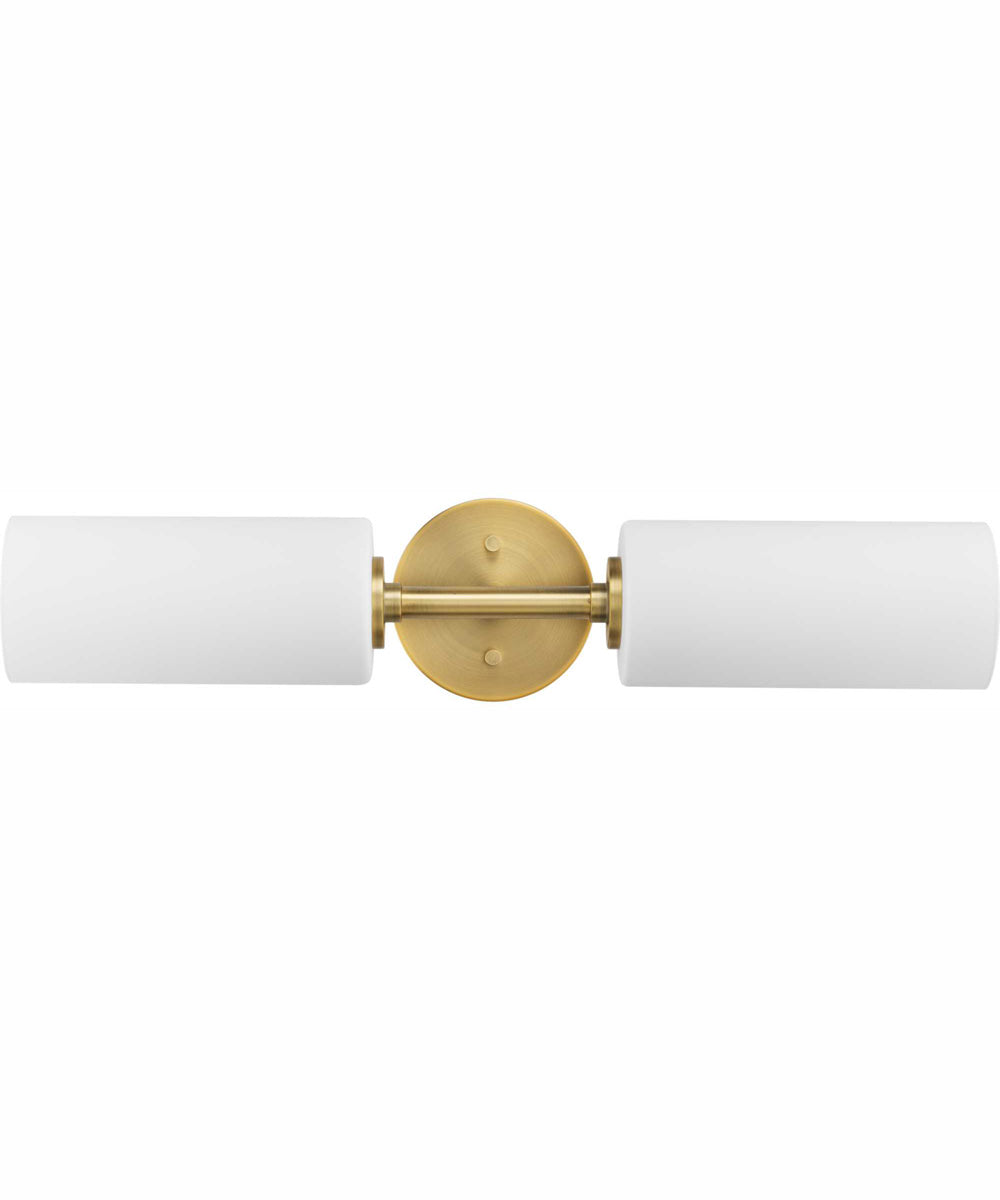 Cofield 2-Light Transitional Wall Bracket Vintage Brass