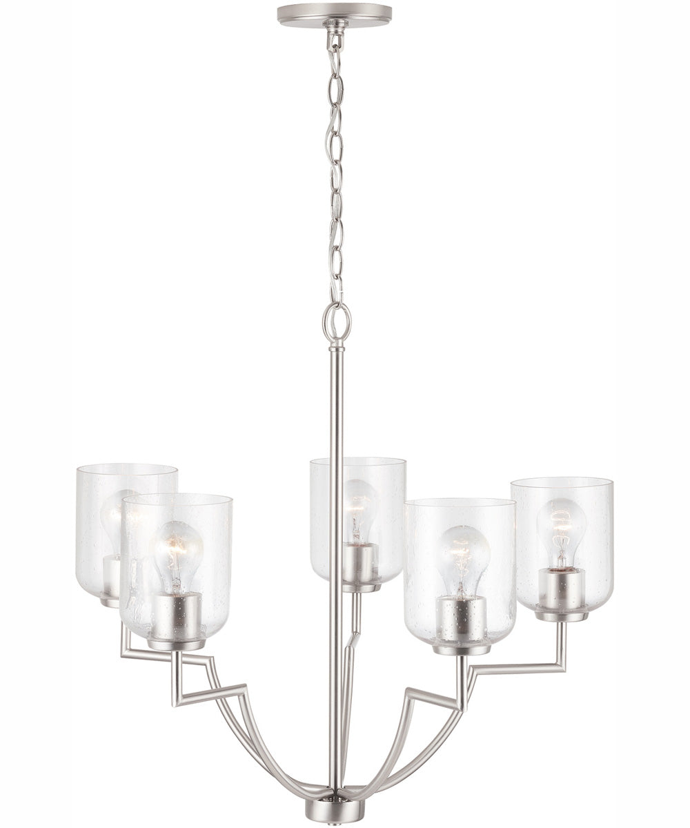 Carter 5-Light Chandelier Brushed Nickel