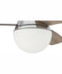 52" Daybreak 1-Light Ceiling Fan Polished Nickel