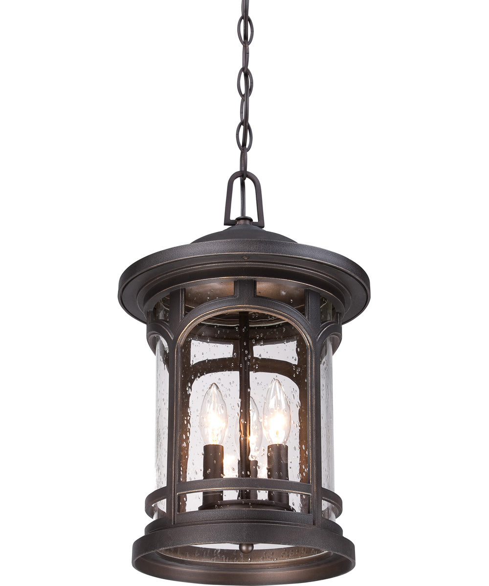Marblehead Large 3-light Outdoor Pendant Light  Coastal Armour Palladian Bronze