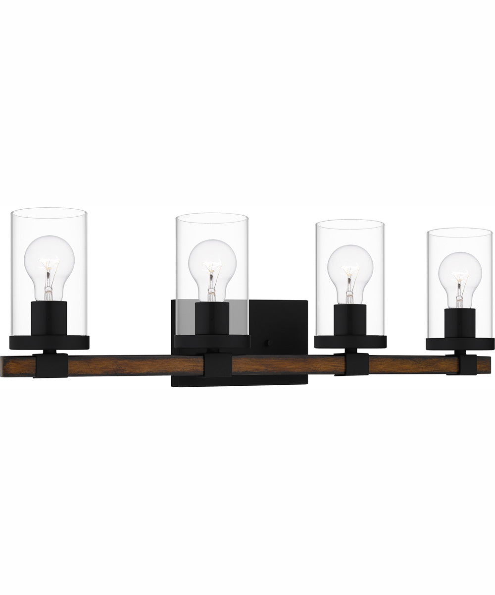 Nottinghill Extra Large 4-light Bath Light Matte Black