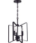 Shayna 3-Light Convertible Semi Flush Flat Black