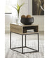 22"H Gerdanet Rectangular End Table Natural