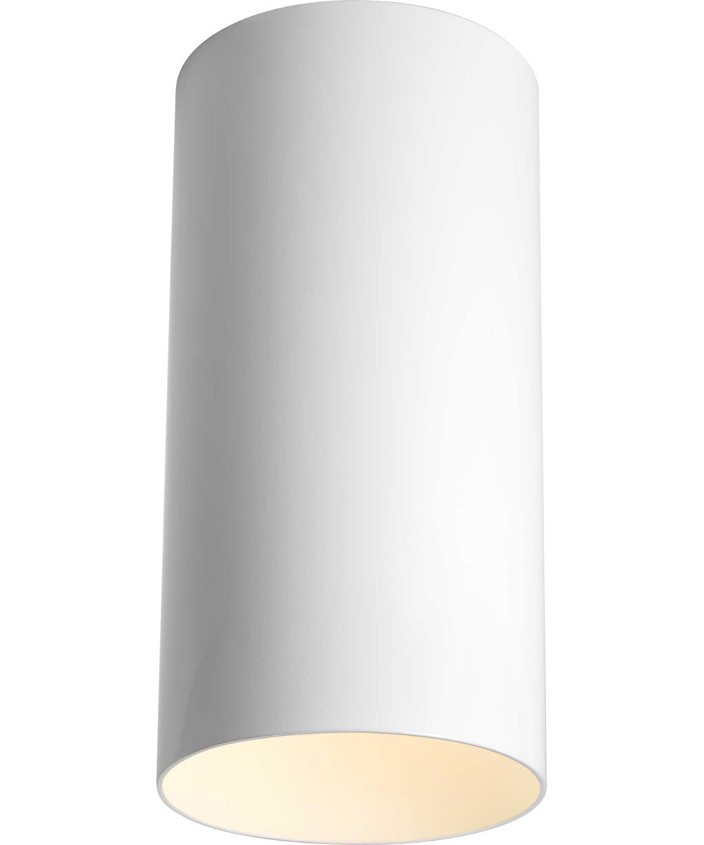 6" LED Outdoor Flush Mount Cylinder White