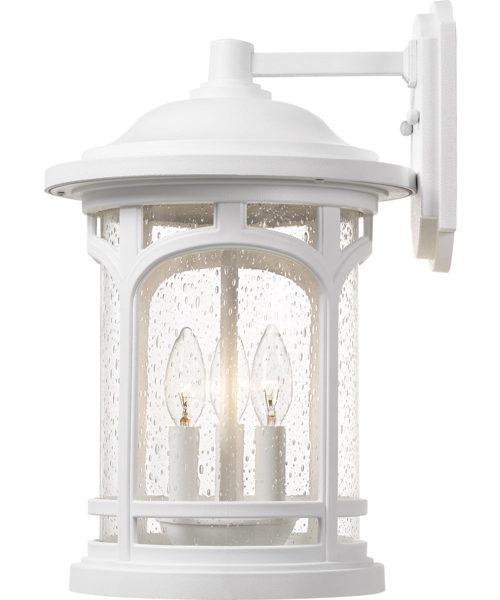 Marblehead Medium 3-light Outdoor Wall Light  Coastal Armour White Lustre