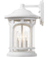 Marblehead Medium 3-light Outdoor Wall Light  Coastal Armour White Lustre