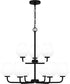 Nielson 9-light Chandelier Matte Black