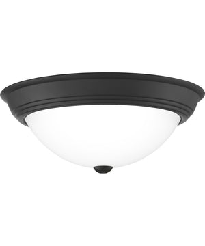 Erwin Large 3-light Flush Mount Matte Black