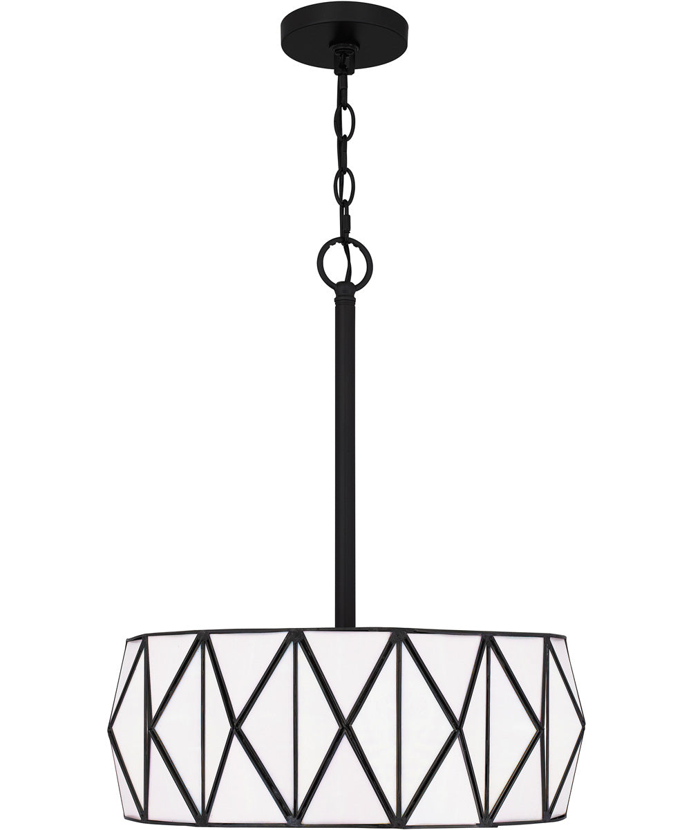 Jakarta 3-light Pendant Matte Black