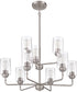 Stowe 9-Light Chandelier Brushed Polished Nickel