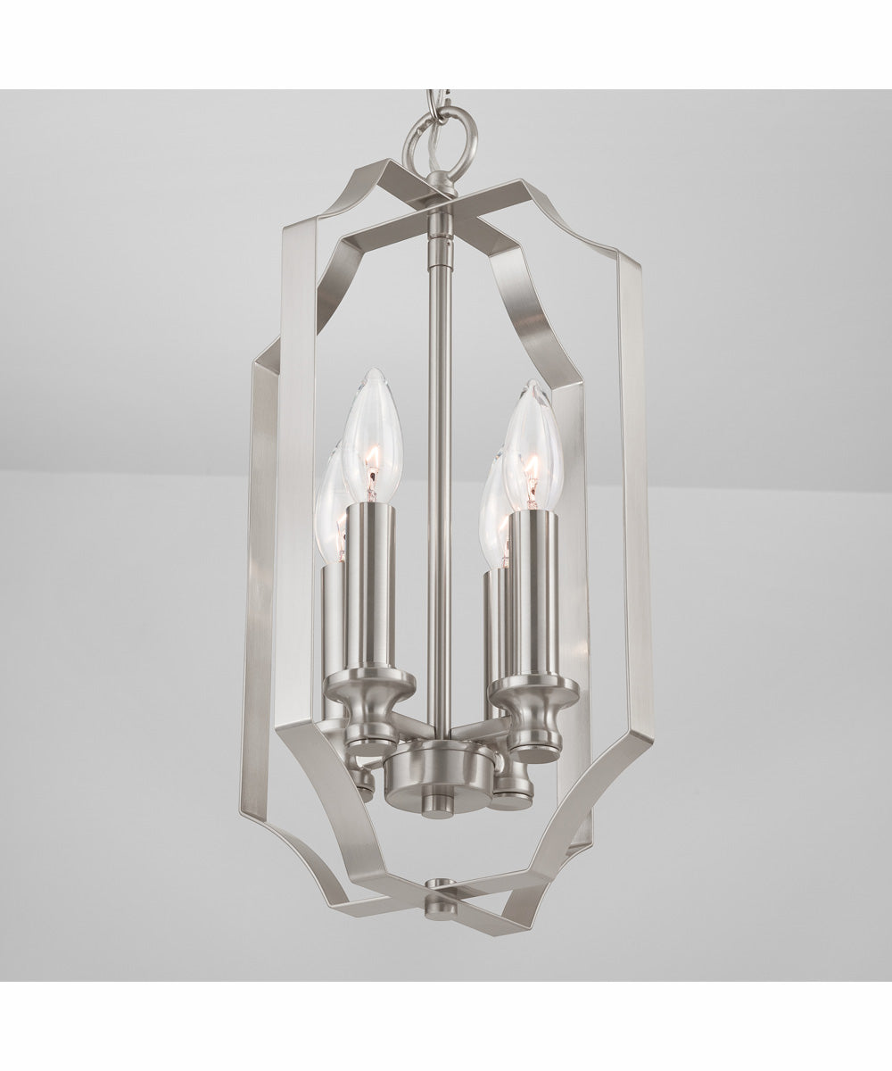 Myles 4-Light Foyer Brushed Nickel
