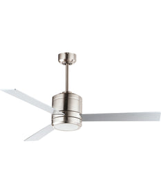 Tanker 52 inch Nickel Indoor/Outdoor E-Star LED Fan Satin Nickel