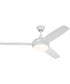 48" Targas 48" 1-Light Ceiling Fan White