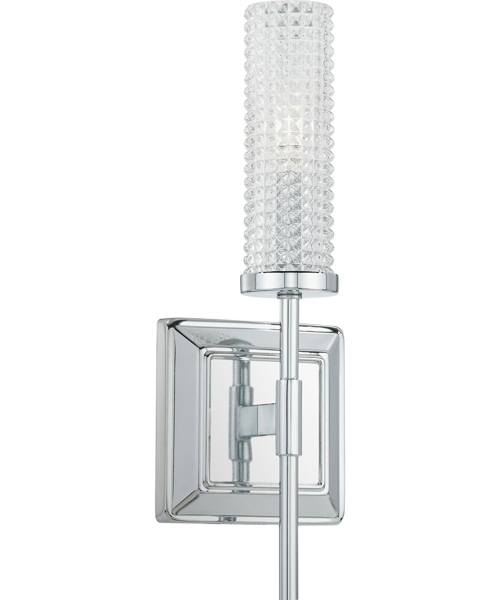 Nora Small 1-light Wall Sconce Polished Chrome