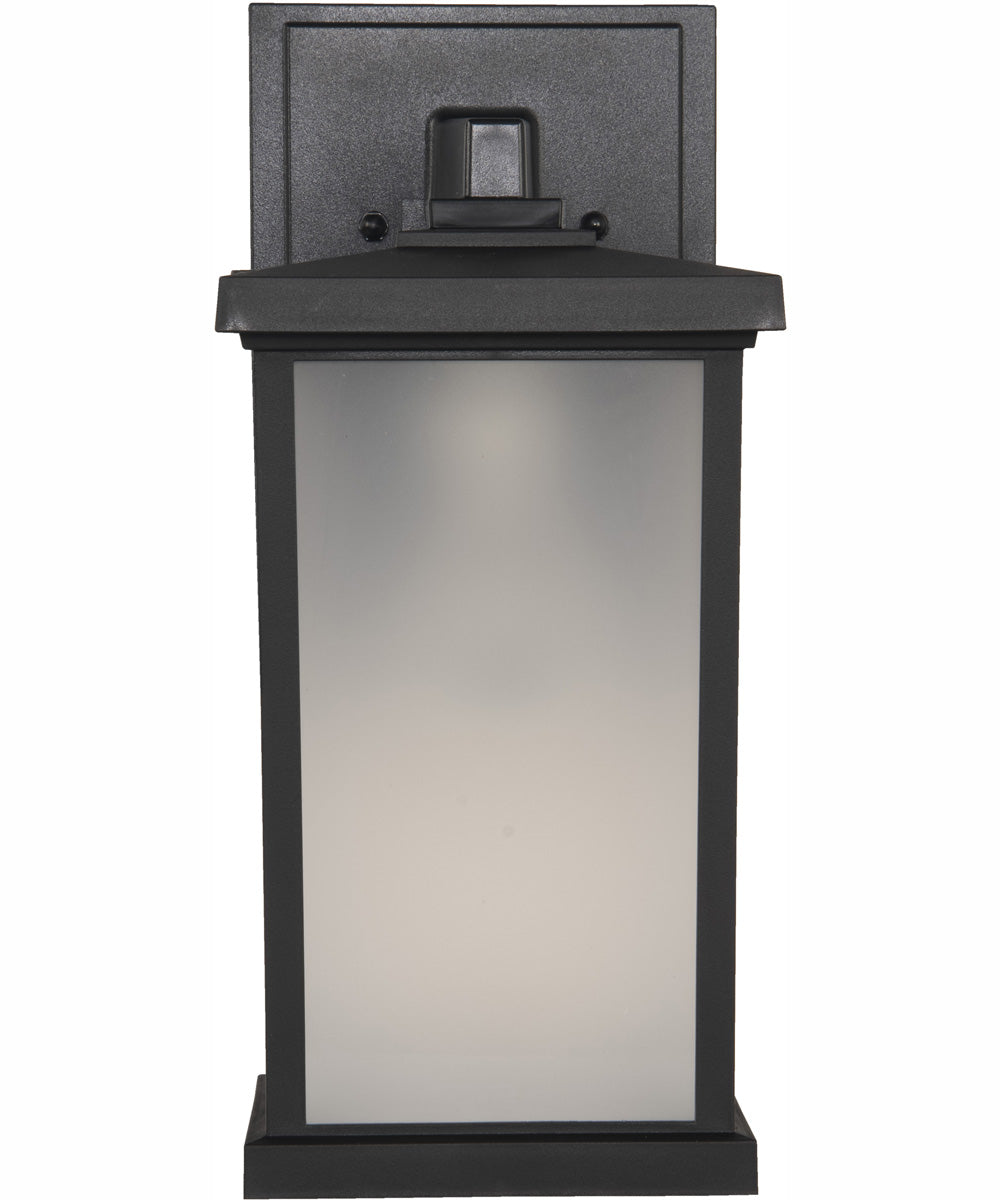 Resilience Lanterns 1-Light Outdoor Wall Lantern Matte Black