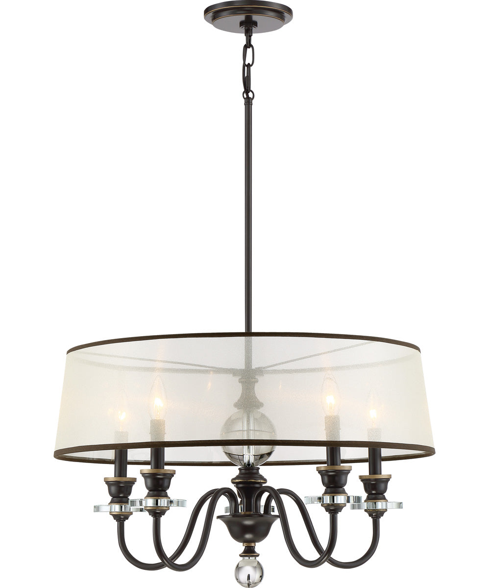 Ceremony 5-light Chandelier Palladian Bronze