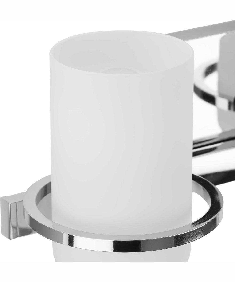 Reiss 2-Light Modern Farmhouse Vanity Light Polished Chrome