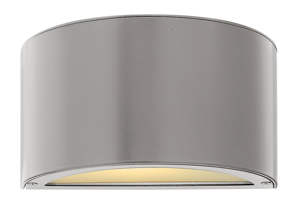 5"H Luna 1-Light Small Outdoor Wall Light in Titanium