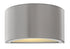 5"H Luna 1-Light Small Outdoor Wall Light in Titanium