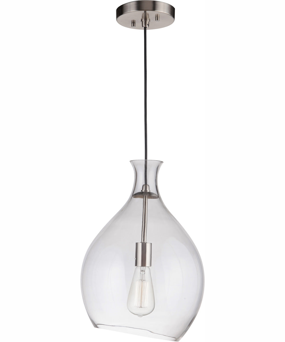 Pendant 1-Light Pendant Brushed Polished Nickel