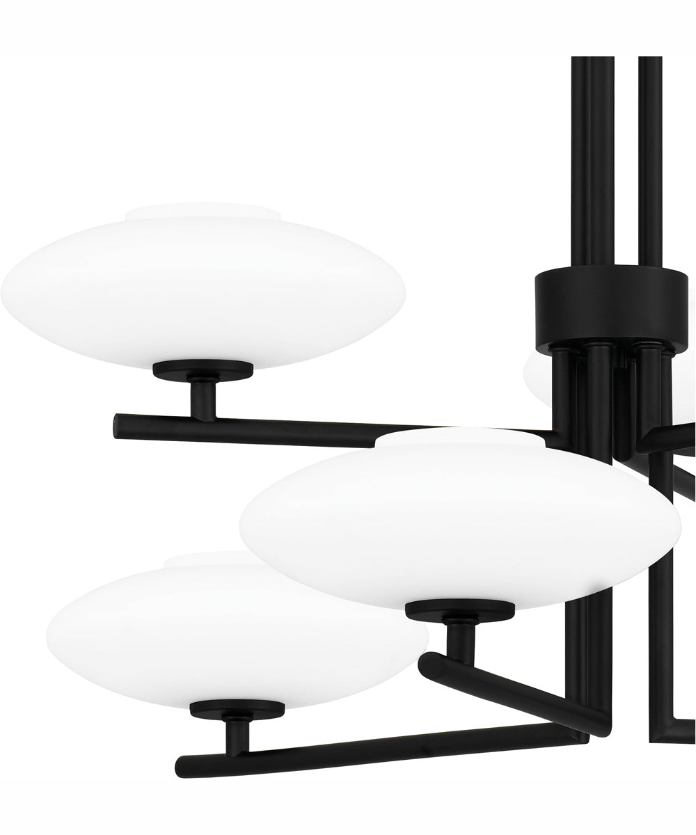 Quoizel Chandelier 6-light Chandelier Matte Black