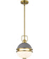 Everton 1-Light Pendant Matte Gray