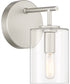 Hailie 1-Light Wall Sconce Satin Nickel