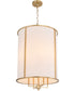 Eldorado 4-light Entry Foyer Hall Chandelier Aged Brass