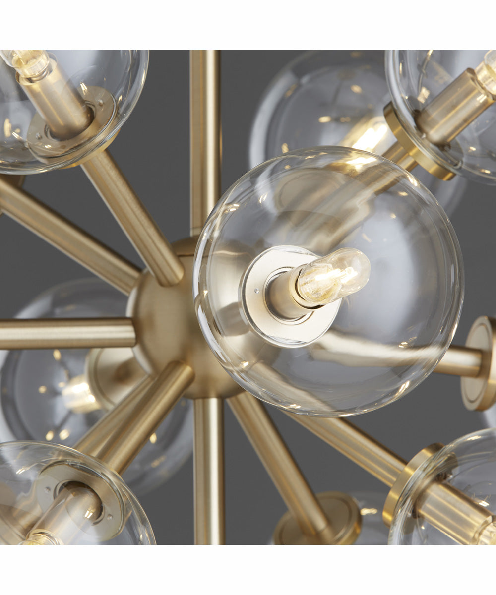 Rovi 13-light Pendant Aged Brass