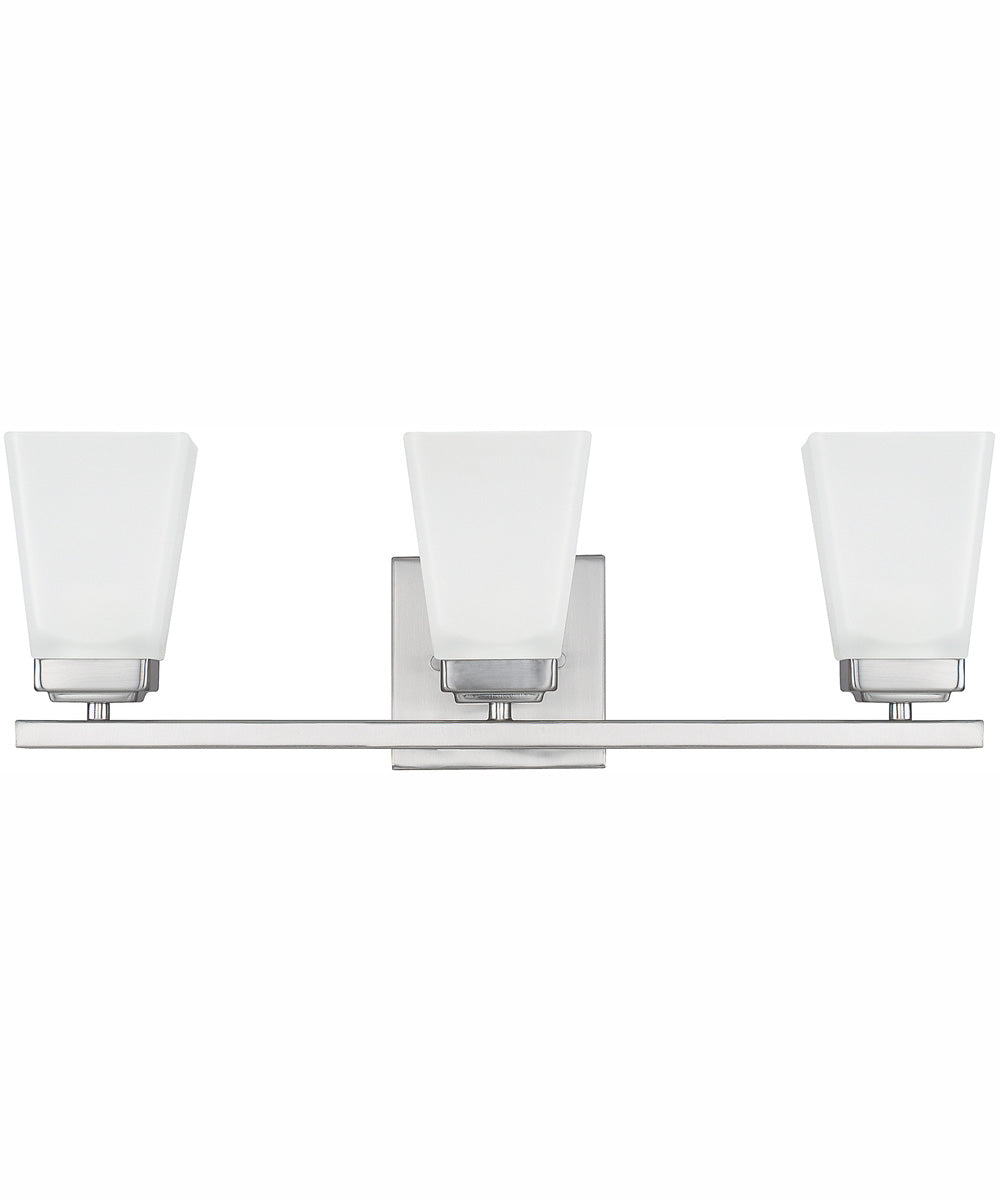 Baxley 3-Light Vanity Brushed Nickel