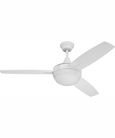 52" Targas 52" 1-Light Ceiling Fan White
