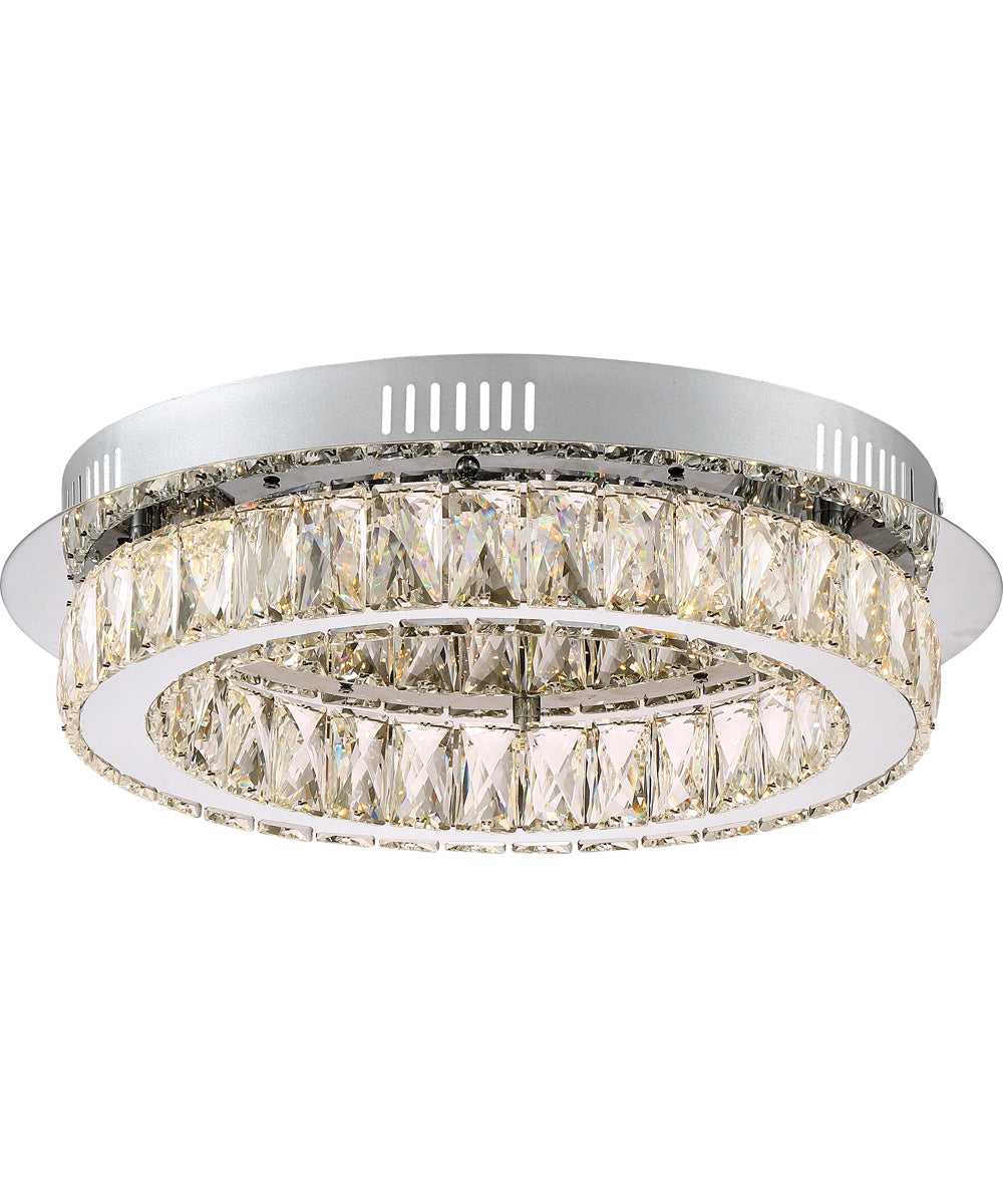 Embrace Large Flush Mount Polished Chrome