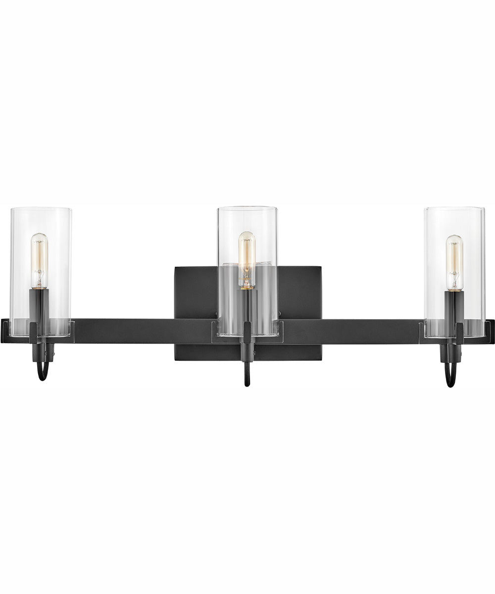 Ryden 3-Light Three Light Vanity in Black