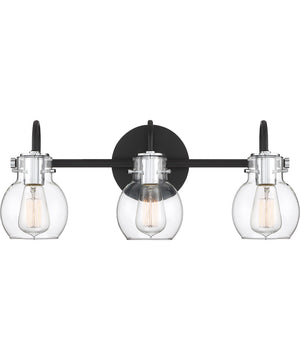Andrews Large 3-light Bath Light Earth Black