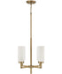 Alyssa 4-Light Pendant Aged Brass