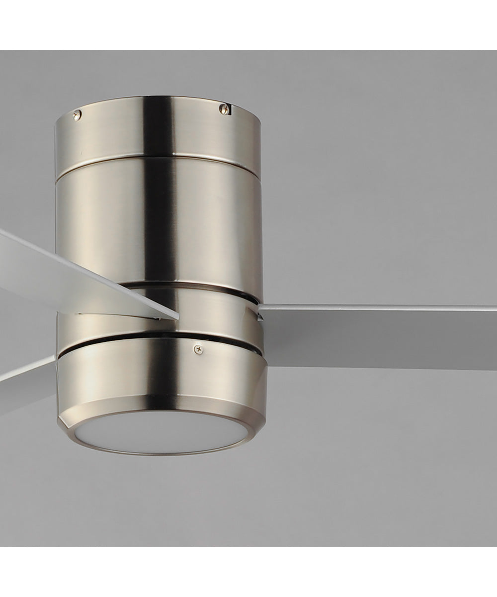 Tanker 52 inch 3-Blade Hugger Fan w LED Light Kit Satin Nickel