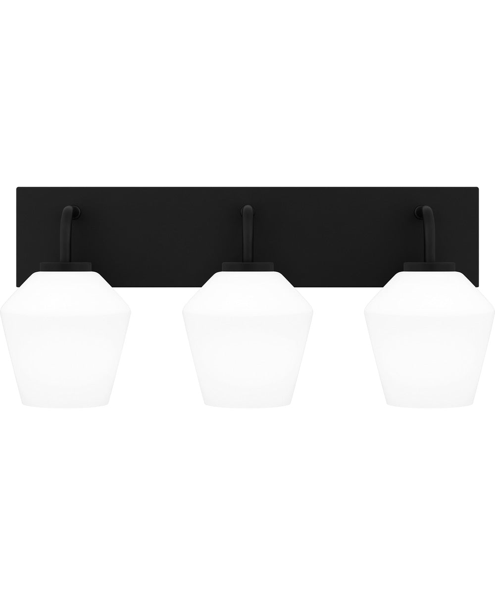 Nielson Large 3-light Bath Light Matte Black