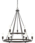 Tanner 9-Light Chandelier In Bronze