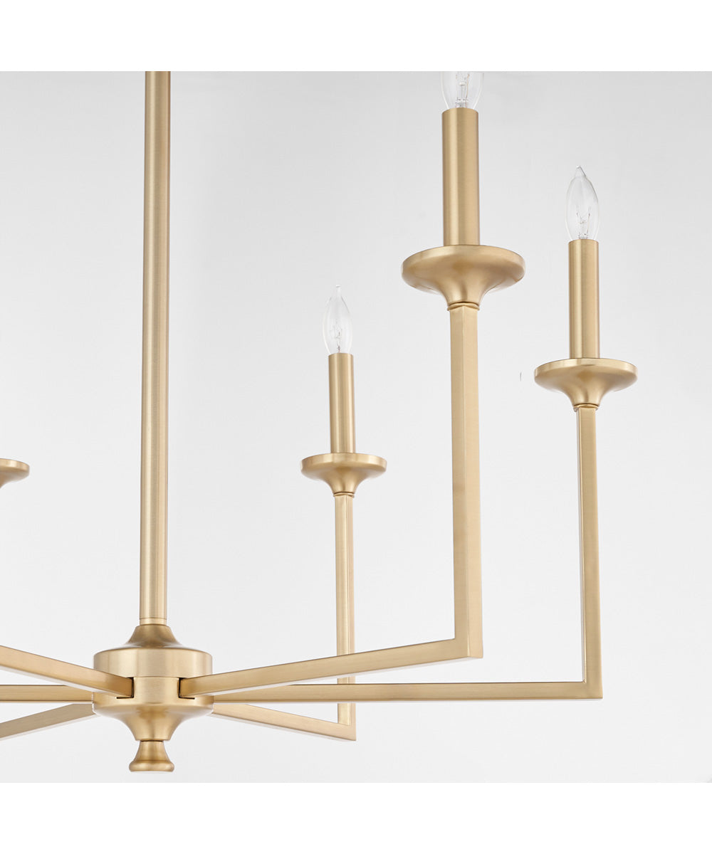 Eldorado 6-light Chandelier Aged Brass