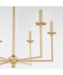 Eldorado 6-light Chandelier Aged Brass