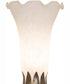 15" High White Tiffany Pond Lily Nouveau Lady Accent Lamp