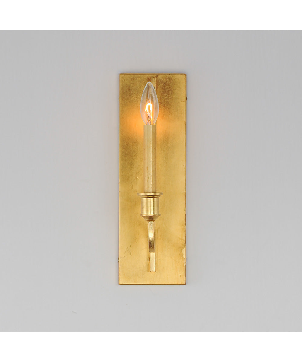 Normandy 1-Light Sconce Gold Leaf