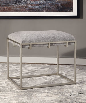 21"H Edie Silver Small Bench